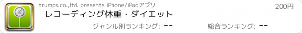 おすすめアプリ レコーディング体重・ダイエット