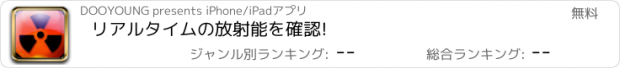 おすすめアプリ リアルタイムの放射能を確認!