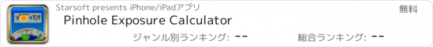 おすすめアプリ Pinhole Exposure Calculator