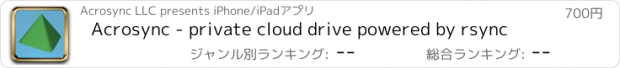 おすすめアプリ Acrosync - private cloud drive powered by rsync