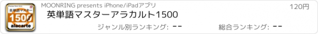 おすすめアプリ 英単語マスターアラカルト1500