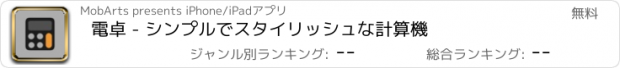 おすすめアプリ 電卓 - シンプルでスタイリッシュな計算機