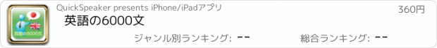 おすすめアプリ 英語の6000文