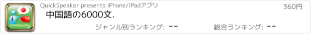 おすすめアプリ 中国語の6000文.