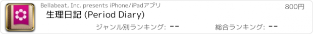 おすすめアプリ 生理日記 (Period Diary)