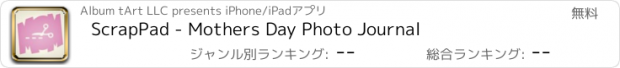 おすすめアプリ ScrapPad - Mothers Day Photo Journal