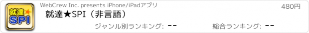 おすすめアプリ 就達★SPI（非言語）