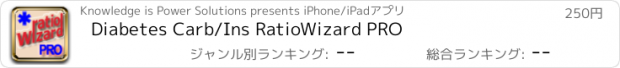 おすすめアプリ Diabetes Carb/Ins RatioWizard PRO