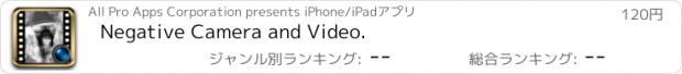 おすすめアプリ Negative Camera and Video.