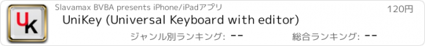 おすすめアプリ UniKey (Universal Keyboard with editor)