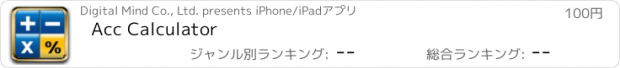 おすすめアプリ Acc Calculator