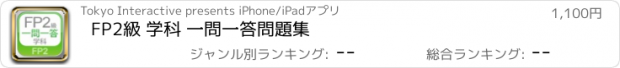 おすすめアプリ FP2級 学科 一問一答問題集