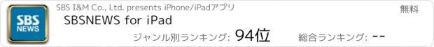 おすすめアプリ SBSNEWS for iPad