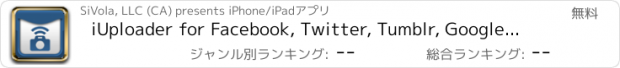 おすすめアプリ iUploader for Facebook, Twitter, Tumblr, Google+, email ~ Camera with Filters