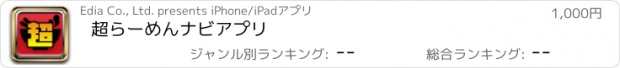 おすすめアプリ 超らーめんナビ　アプリ