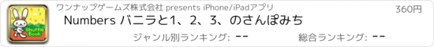 おすすめアプリ Numbers バニラと1､2､3､のさんぽみち