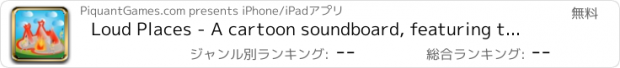 おすすめアプリ Loud Places - A cartoon soundboard, featuring the loudest sounds from sounds of crime scene to sounds of jungle!!!