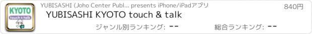 おすすめアプリ YUBISASHI KYOTO touch & talk