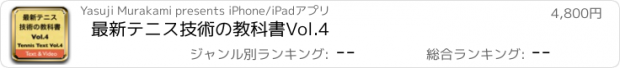 おすすめアプリ 最新テニス技術の教科書Vol.4