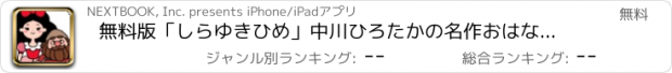 おすすめアプリ 無料版「しらゆきひめ」中川ひろたかの名作おはなし絵本１３