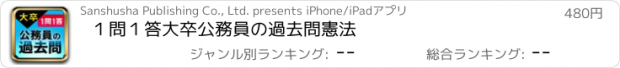 おすすめアプリ １問１答大卒公務員の過去問　憲法