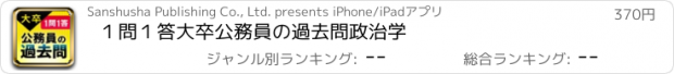 おすすめアプリ １問１答大卒公務員の過去問　政治学