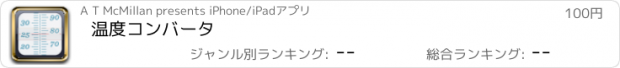 おすすめアプリ 温度コンバータ