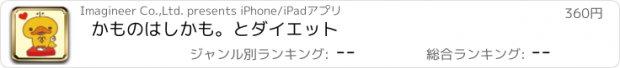 おすすめアプリ かものはしかも｡とダイエット