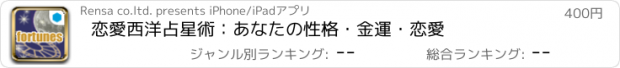 おすすめアプリ 恋愛西洋占星術：あなたの性格・金運・恋愛