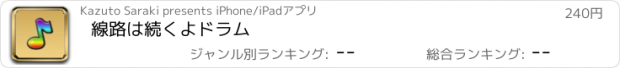 おすすめアプリ 線路は続くよドラム