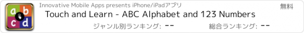 おすすめアプリ Touch and Learn - ABC Alphabet and 123 Numbers