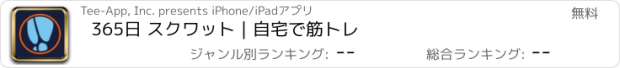 おすすめアプリ 365日 スクワット｜自宅で筋トレ