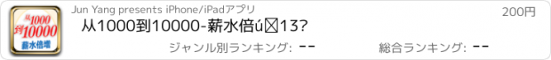 おすすめアプリ 从1000到10000-薪水倍增13步