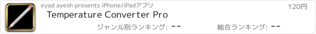 おすすめアプリ Temperature Converter Pro