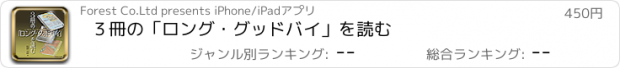 おすすめアプリ ３冊の「ロング・グッドバイ」を読む