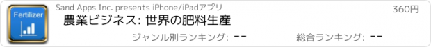 おすすめアプリ 農業ビジネス: 世界の肥料生産