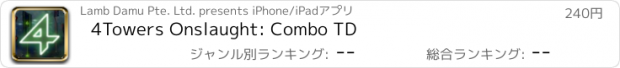おすすめアプリ 4Towers Onslaught: Combo TD
