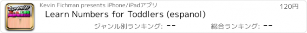 おすすめアプリ Learn Numbers for Toddlers (espanol)