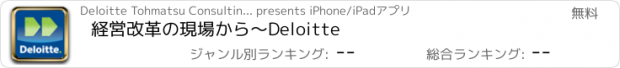 おすすめアプリ 経営改革の現場から～Deloitte