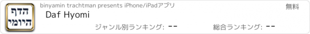 おすすめアプリ Daf Hyomi