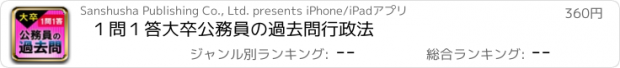 おすすめアプリ １問１答大卒公務員の過去問　行政法