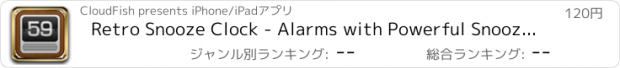 おすすめアプリ Retro Snooze Clock - Alarms with Powerful Snooze Options