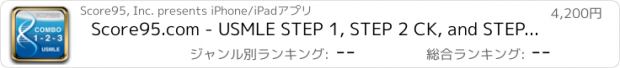 おすすめアプリ Score95.com - USMLE STEP 1, STEP 2 CK, and STEP 3 Practice Questions