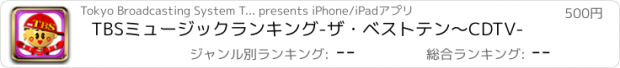 おすすめアプリ TBSミュージックランキング　-ザ・ベストテン～CDTV-