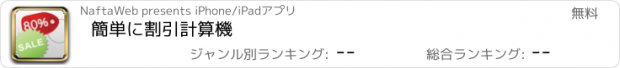 おすすめアプリ 簡単に割引計算機