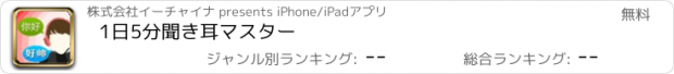 おすすめアプリ 1日5分聞き耳マスター