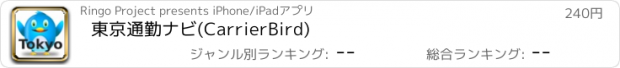 おすすめアプリ 東京通勤ナビ(CarrierBird)