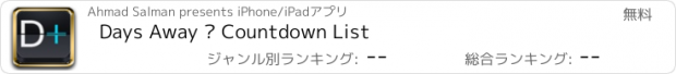 おすすめアプリ Days Away – Countdown List