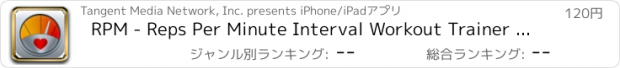 おすすめアプリ RPM - Reps Per Minute Interval Workout Trainer with Vocal Timer and Counter