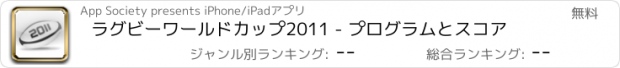 おすすめアプリ ラグビーワールドカップ2011 - プログラムとスコア